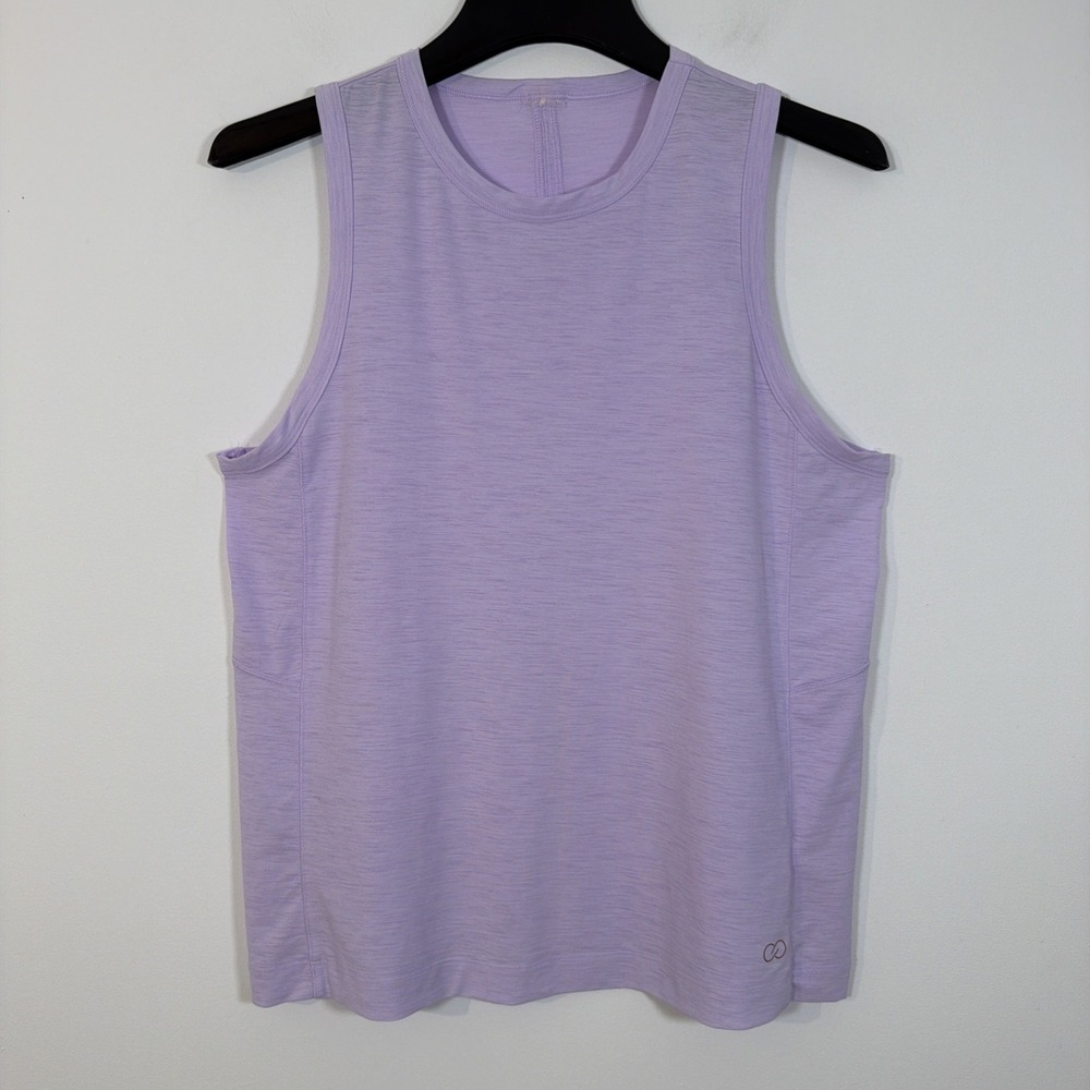 Calia Purple Lavender Athletic Tank Top Shirt Large Carrie Underwood Activewear